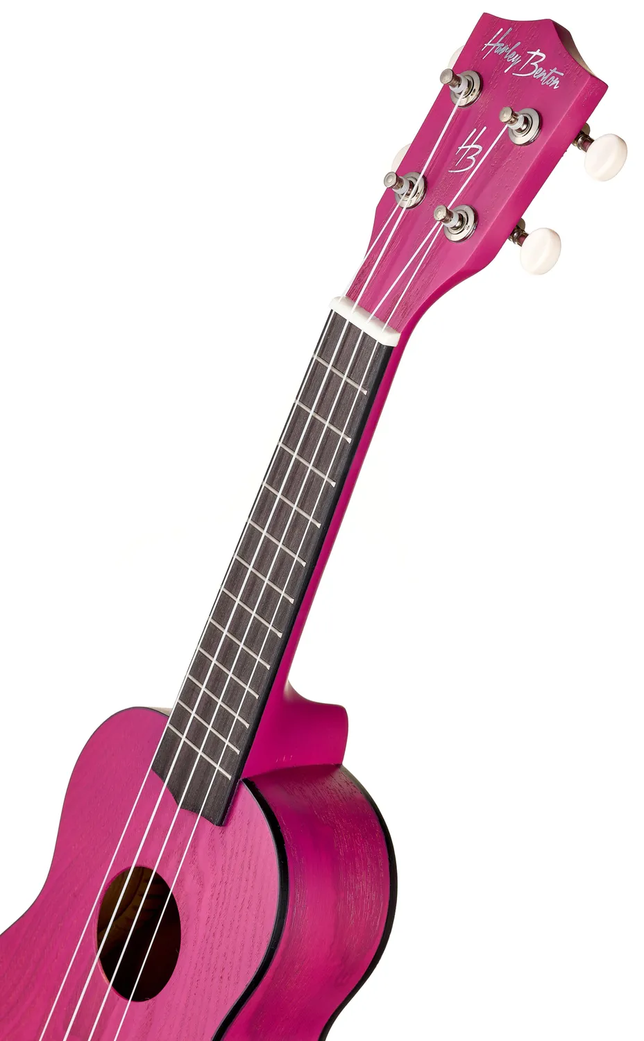 Harley Benton Standard UK-12 Sopran-Ukulele lila Tasche