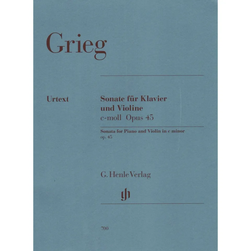 Henle Grieg Sonate Nr. 3 c-moll op. 45 Violine Klavier