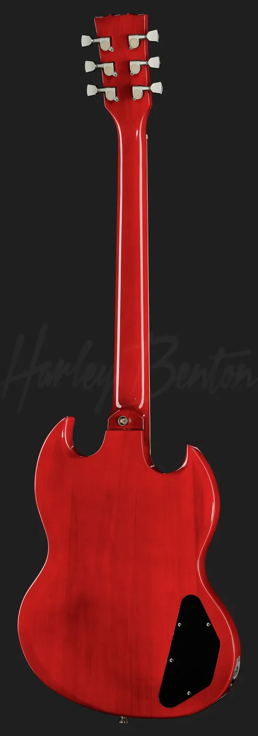 Harley Benton DC-580LH CH E-Gitarre Links Cherry Humbucker