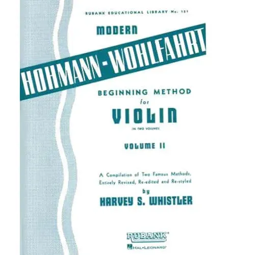 Hohmann Wohlfahrt Violinschule Band 2 Whistler 1. Lage