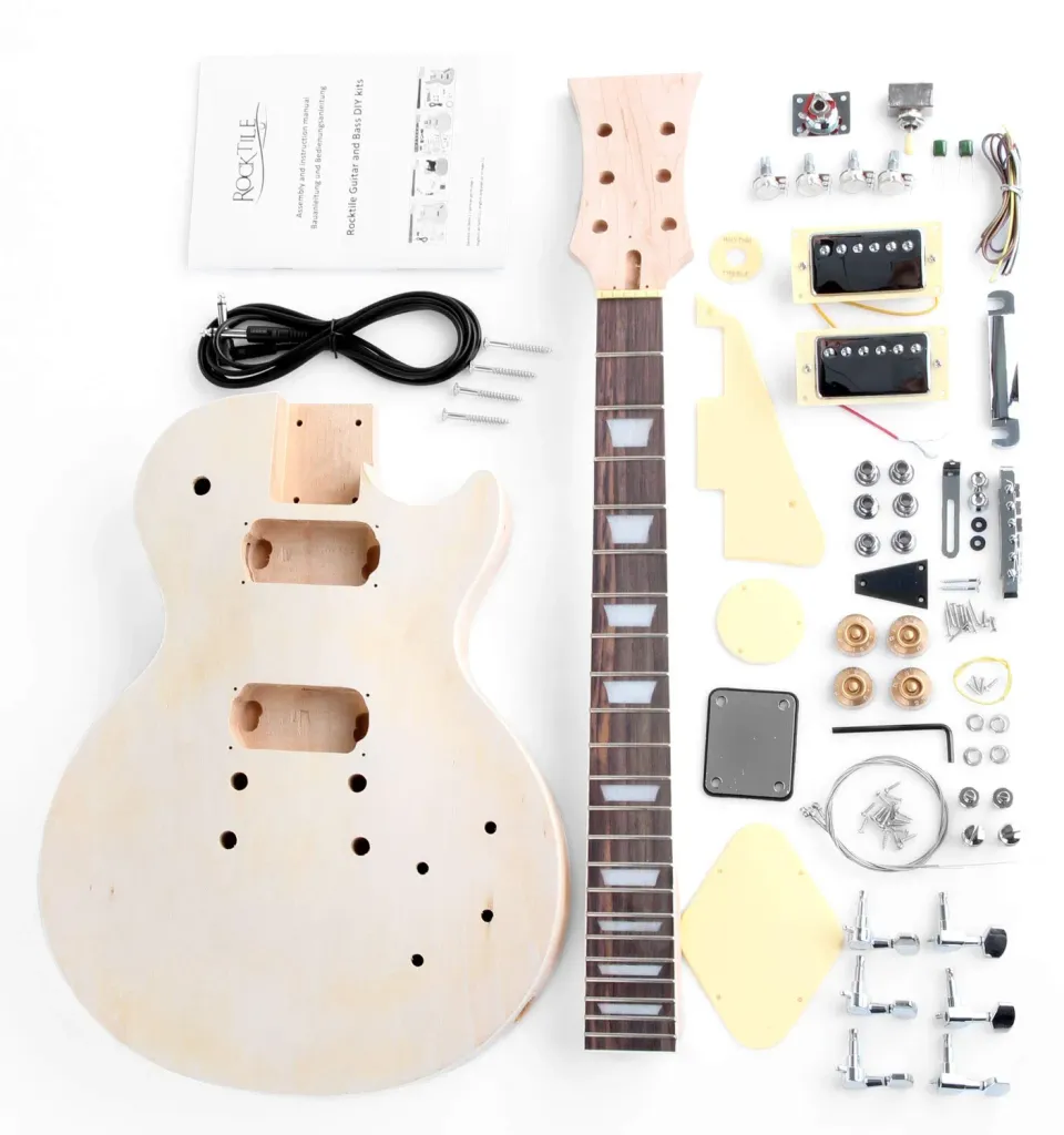 Rocktile Single Cut E-Gitarren-Bausatz Mahagoni Humbucker