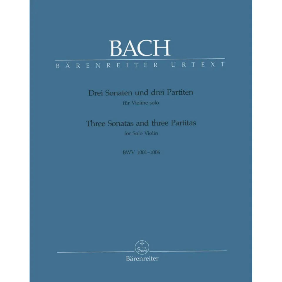 Bärenreiter Bach Sonaten Partiten BWV 1001-1006 Violine