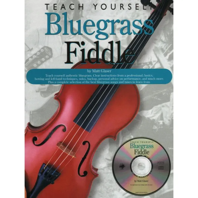Hal Leonard Glaser Bluegrass Fiddle Noten Violine Buch CD