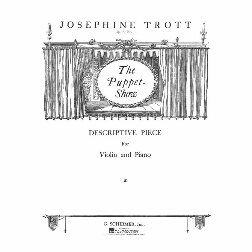 Schirmer The Puppet Show Op 5 Nr 1 Violine Klavier Noten Unterricht