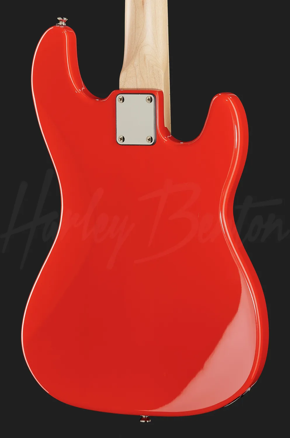 Harley Benton PB-50 E-Bass Linkshänder Fiesta Red