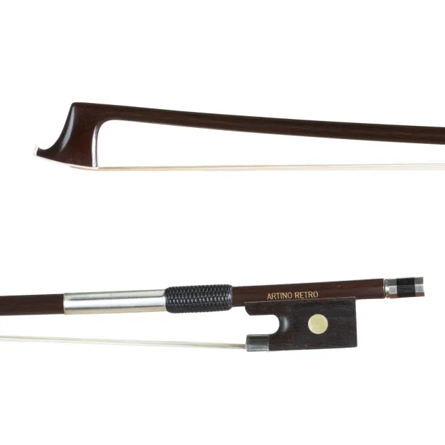 Artino Retro Nickel Violinbogen Carbon 4/4
