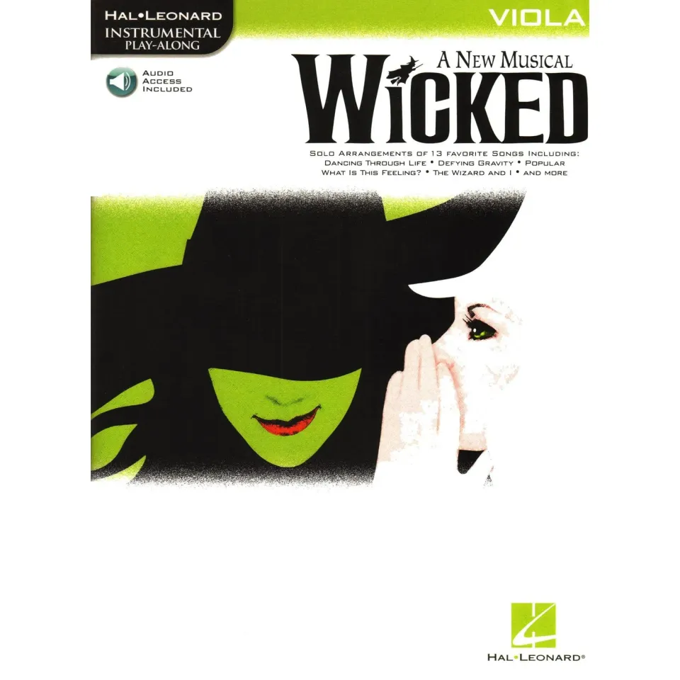 Hal Leonard Wicked Bratschennoten Viola 13 Songs Audio