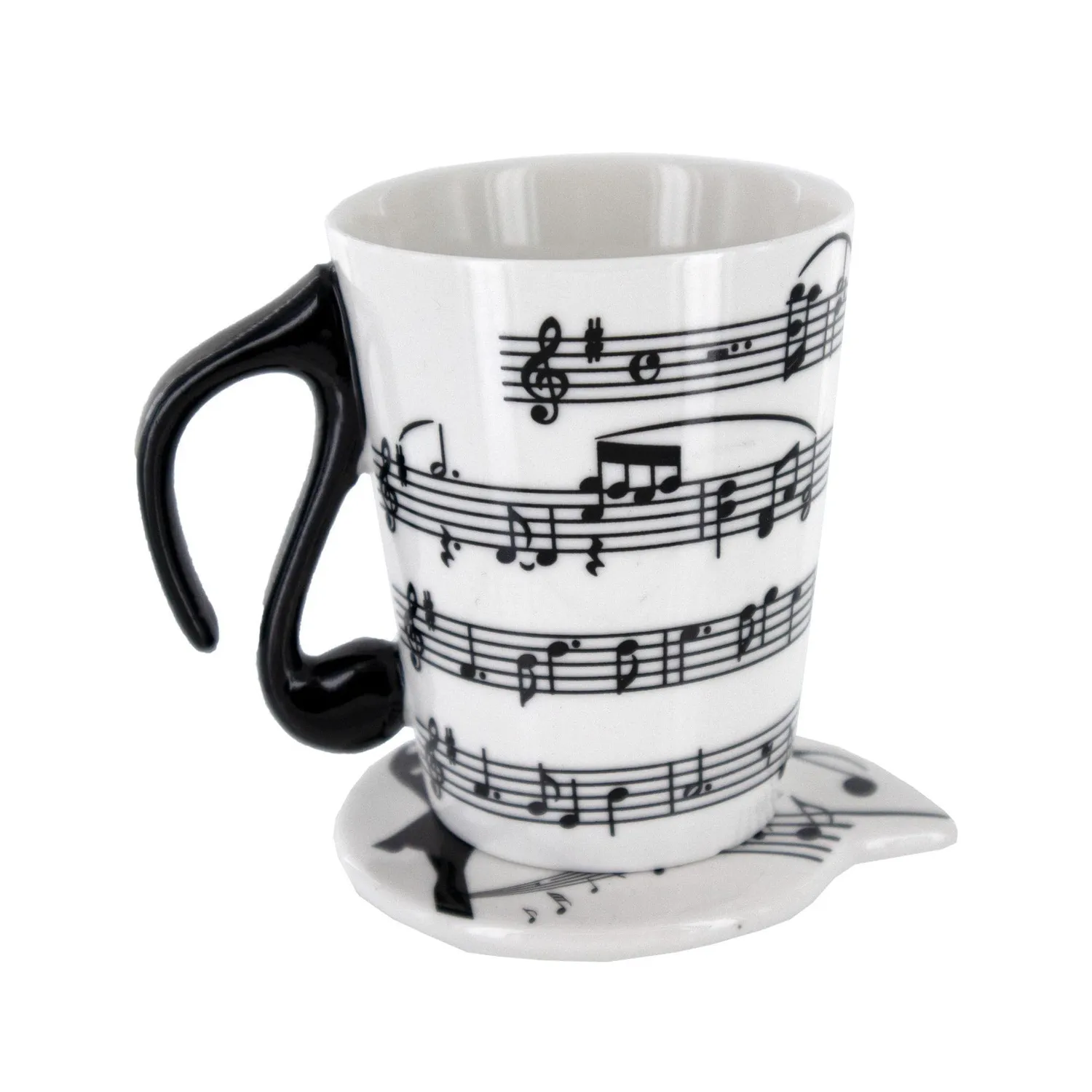 Shar Music Score Noten-Tasse mit Deckel