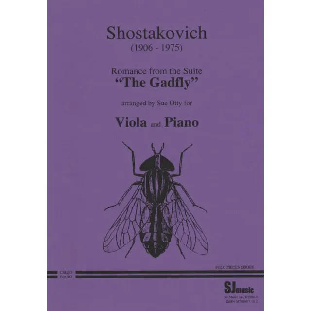 Shostakovich Romance Gadfly Noten für Viola und Klavier