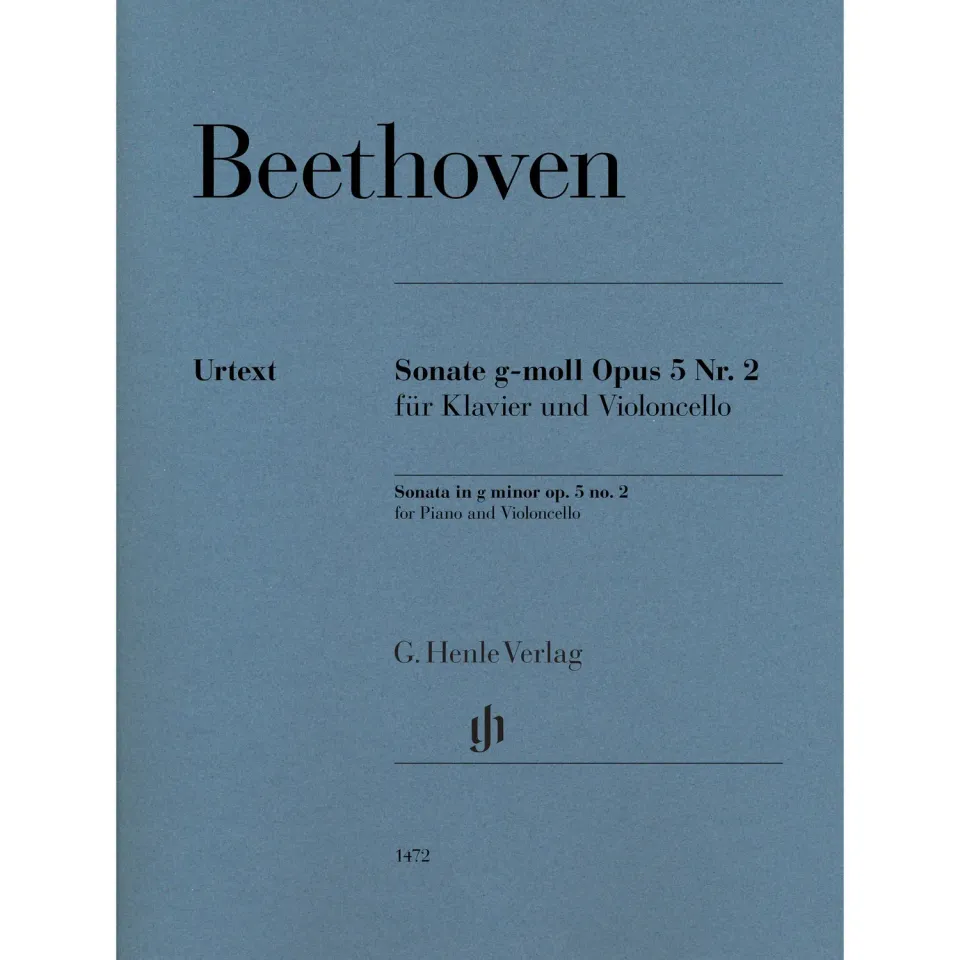 Shar Music Beethoven Sonate g-Moll op. 5 Nr. 2 Cello Klavier Henle