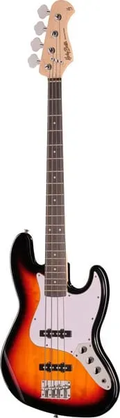 Harley Benton JB-20 SB E-Bass Sunburst Pappelkorpus