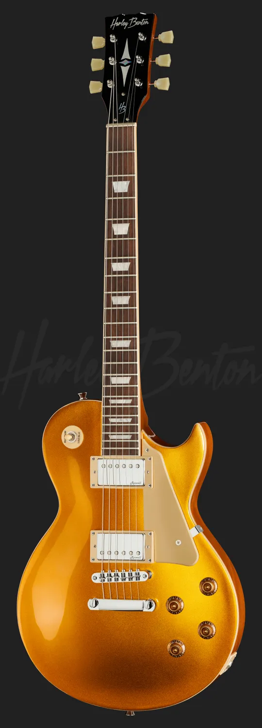 Harley Benton Deluxe SC-450Plus GT E-Gitarre Lemon Drop Coil-Split