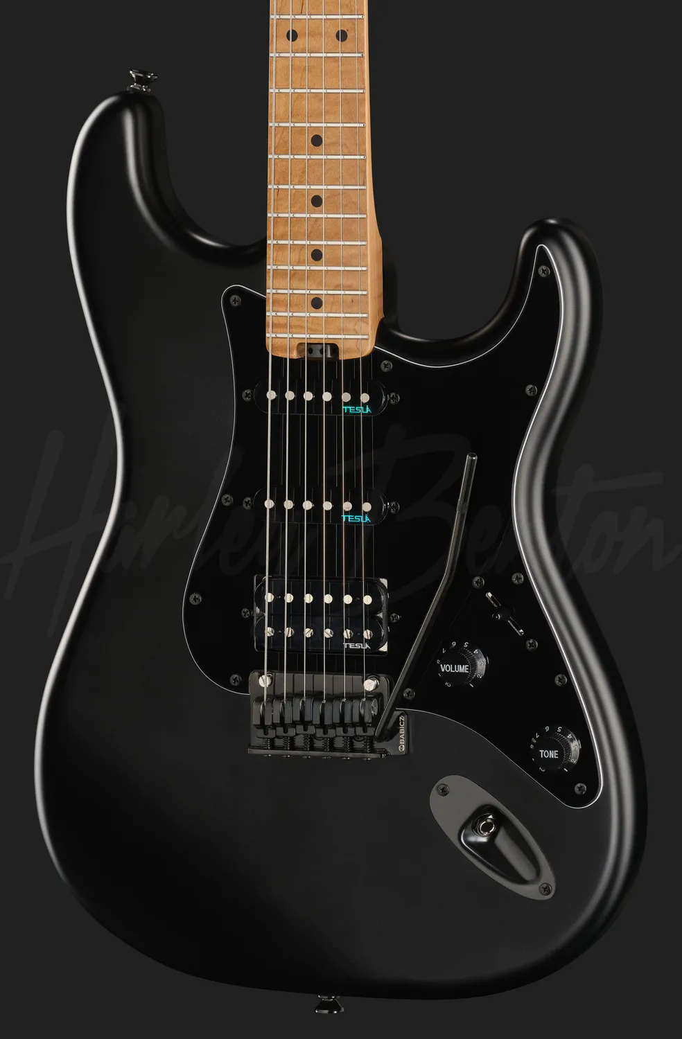 Harley Benton ST-Modern Plus HSS E-Gitarre Satin Black