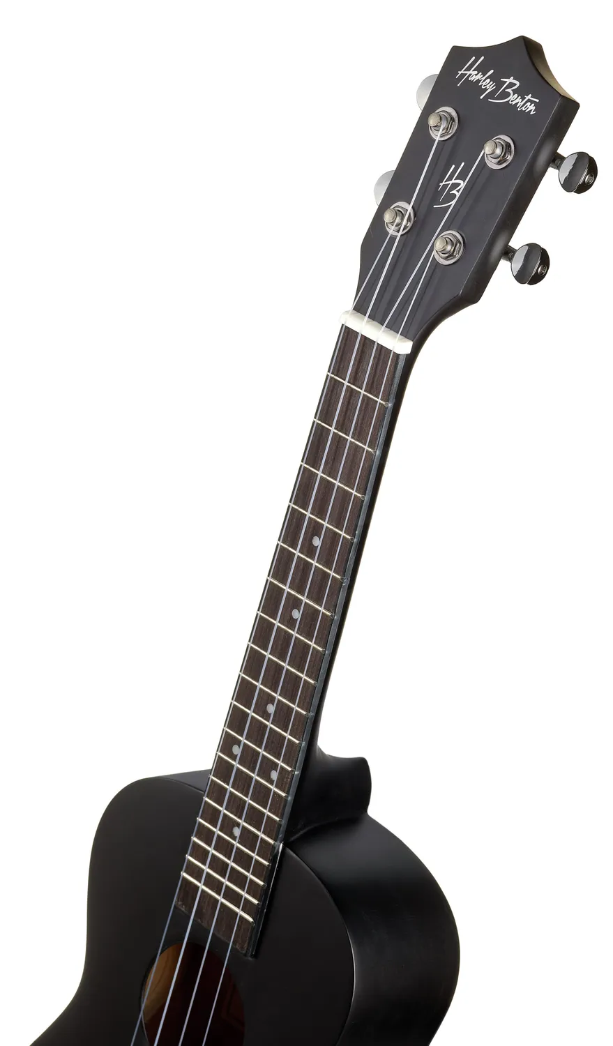 Harley Benton UK-12C Black Konzert-Ukulele schwarz