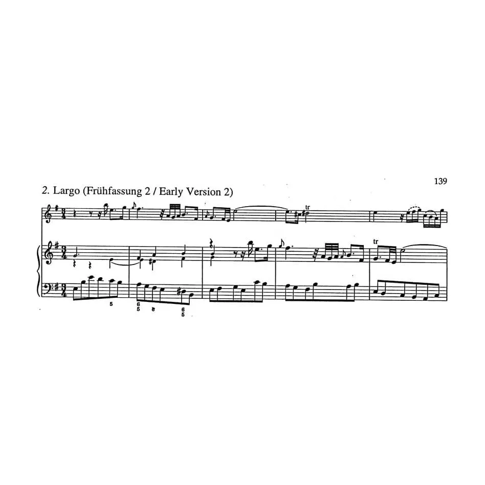 Bärenreiter Bach Sechs Sonaten BWV 1014-1019 Noten Violine Klavier Urtext