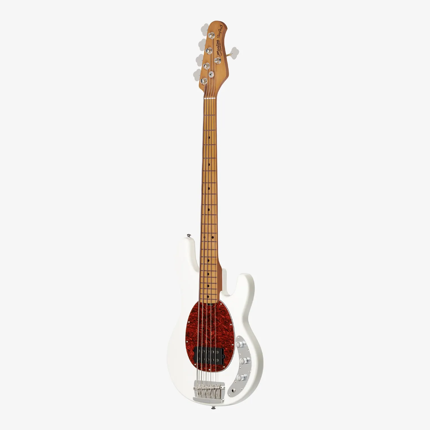Sterling StingRay Classic 5 E-Bass Olympic White