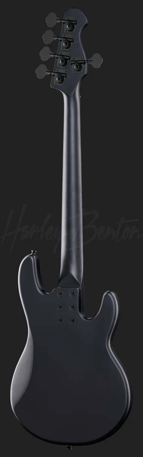 Harley Benton MB-5LH 5-Saiter E-Bass Linkshänder Satin Black
