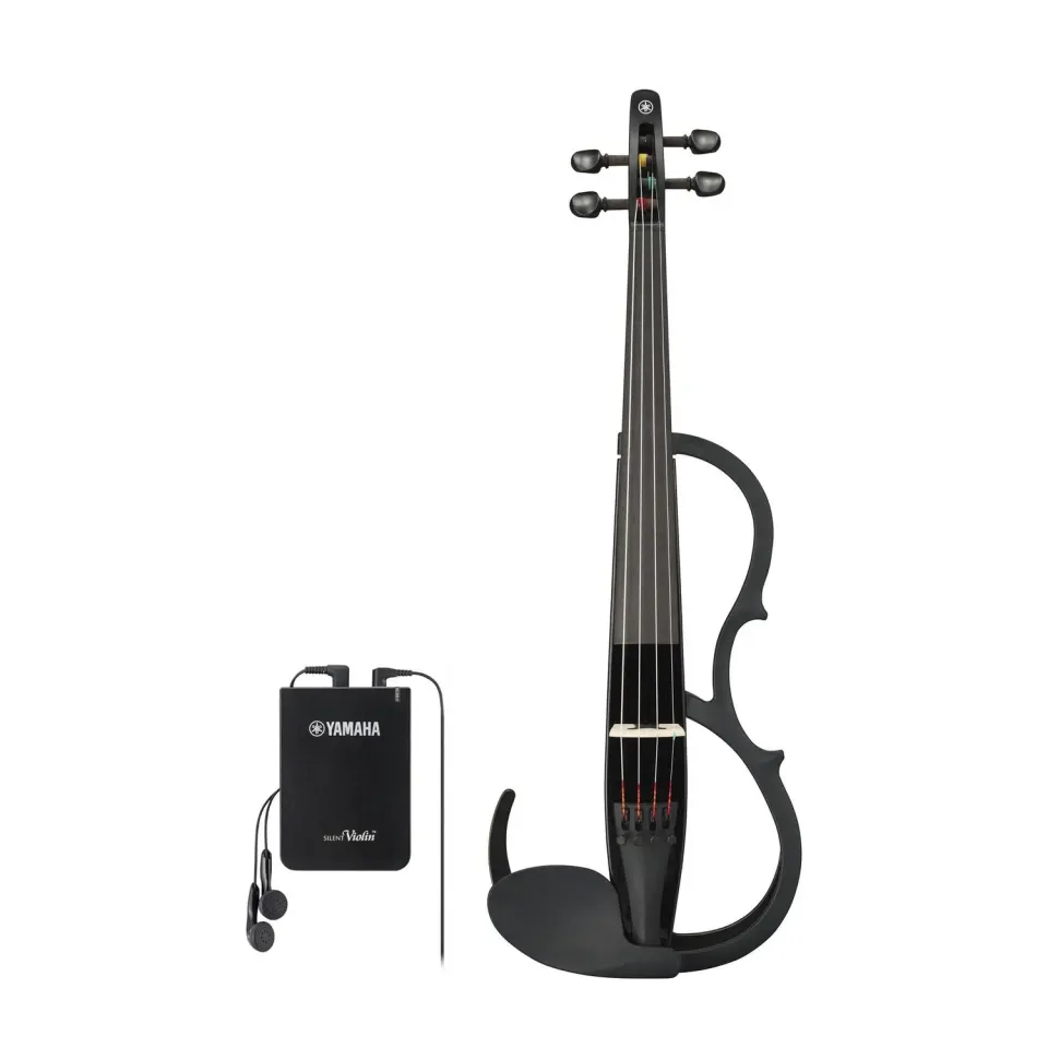 Yamaha YSV104 Silent Violin E-Violine Schwarz übungsfertig