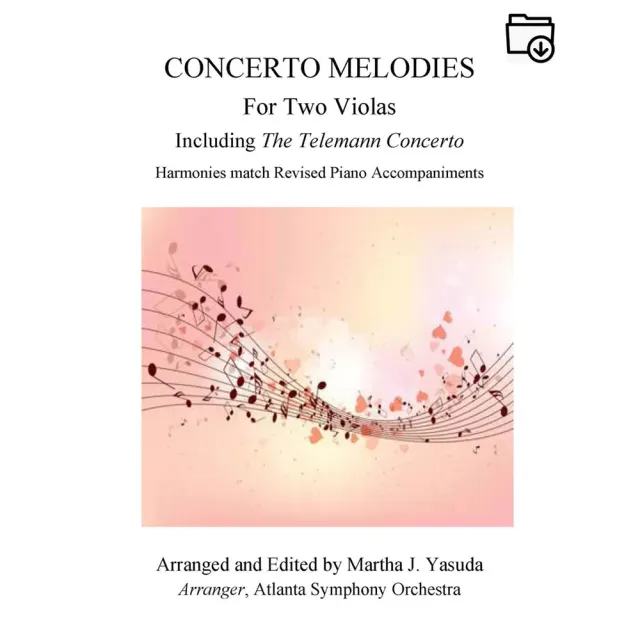 Yasuda Concerto Melodies Bratschenoten Duo Digital Download