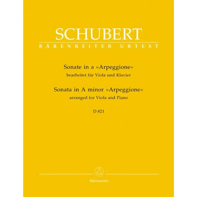 Bärenreiter Schubert Sonate a-moll D 821 Noten Viola Urtext