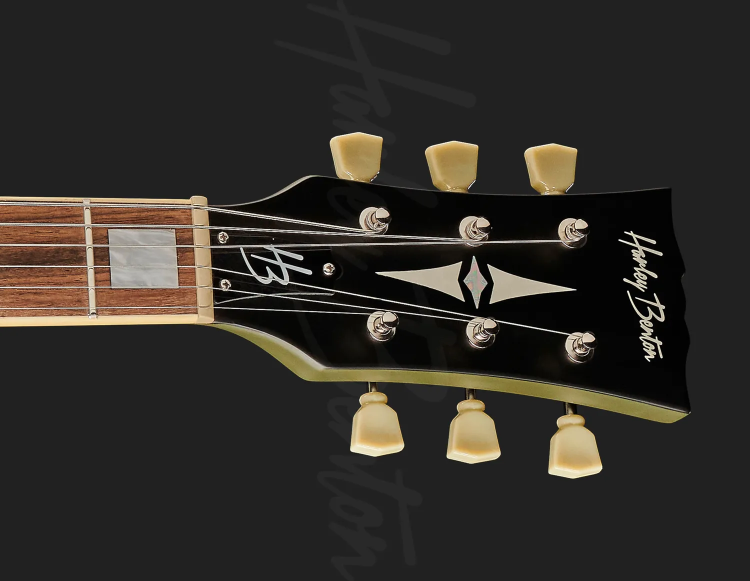 Harley Benton HB-35Plus Tremolo E-Gitarre Olive Drab