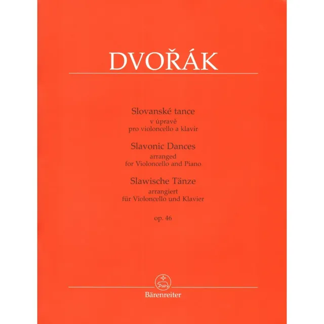 Bärenreiter Dvořák Slawische Tänze Op.46 Cello Klavier