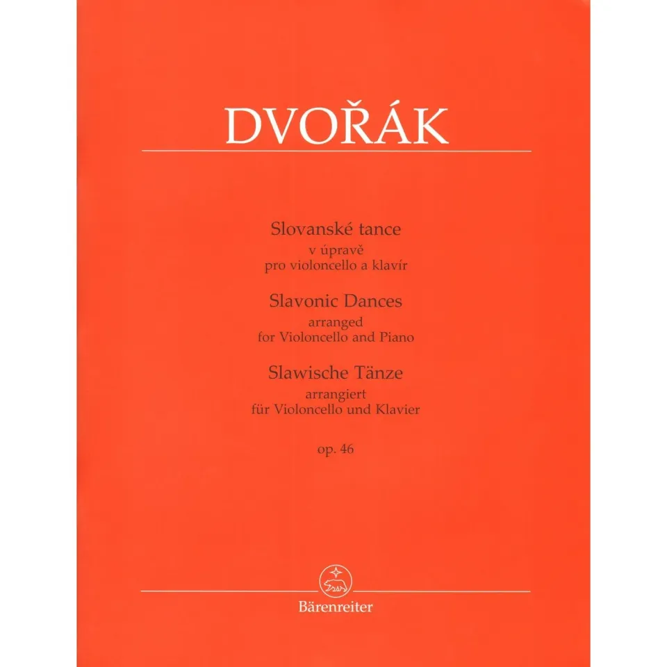 Bärenreiter Dvořák Slawische Tänze Op.46 Cello Klavier