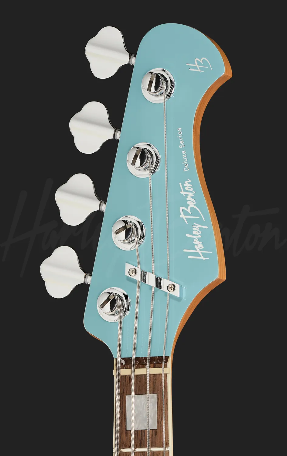 Harley Benton MV-4JB E-Bass Daphne Blue Singlecoil