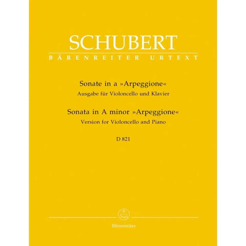 Bärenreiter Schubert Arpeggione Sonate Noten Cello Urtext