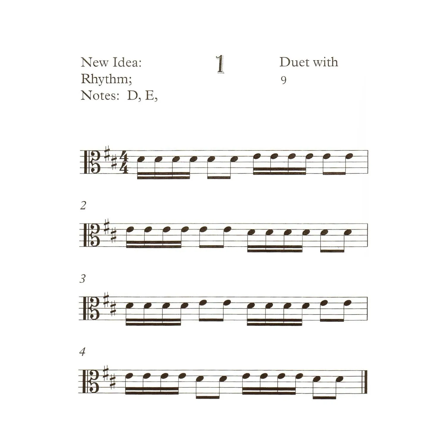 Keresztesi-Stevens Mississippi Viola Noten Anfänger