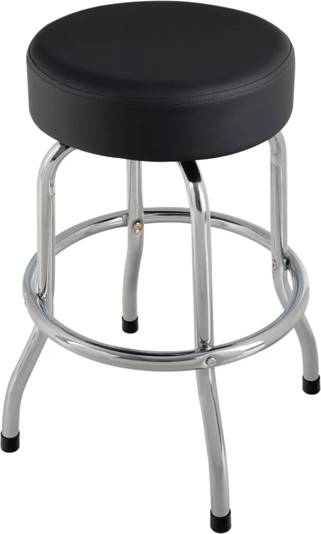 Rocktile Barstool Gitarrenhocker Schwarz 62 cm Sitzhöhe