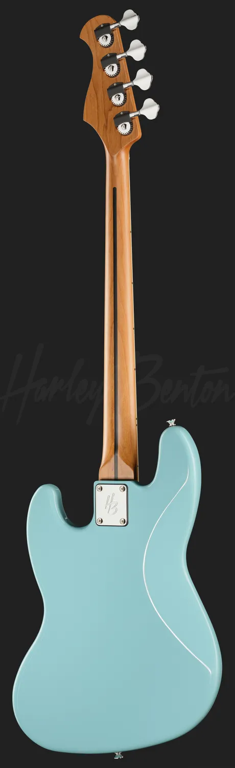 Harley Benton MV-4JB E-Bass Daphne Blue Singlecoil