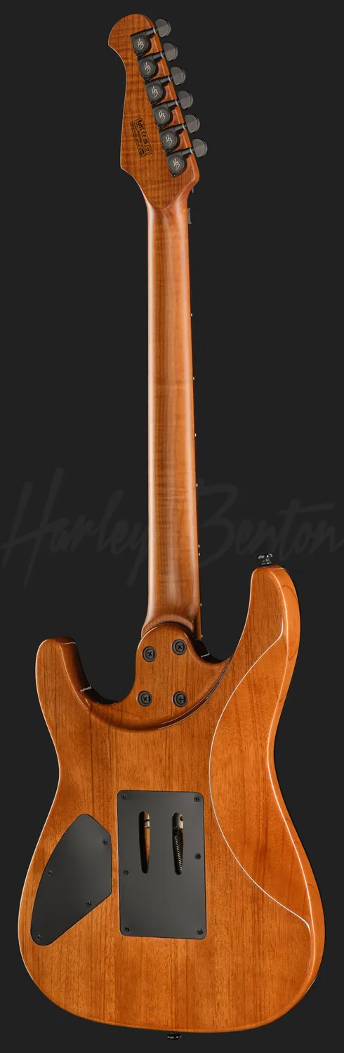 Harley Benton Fusion-IV HH E-Gitarre Floyd Rose weiß