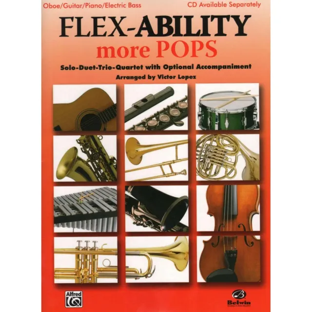 Alfred Flex-Able More Pops Ensemble-Noten Oboe Stimme