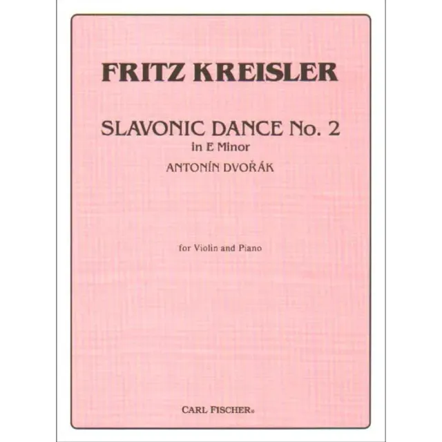 Carl Fischer Dvorak Slawischer Tanz e-Moll Op.72 Nr.2 Violinnoten