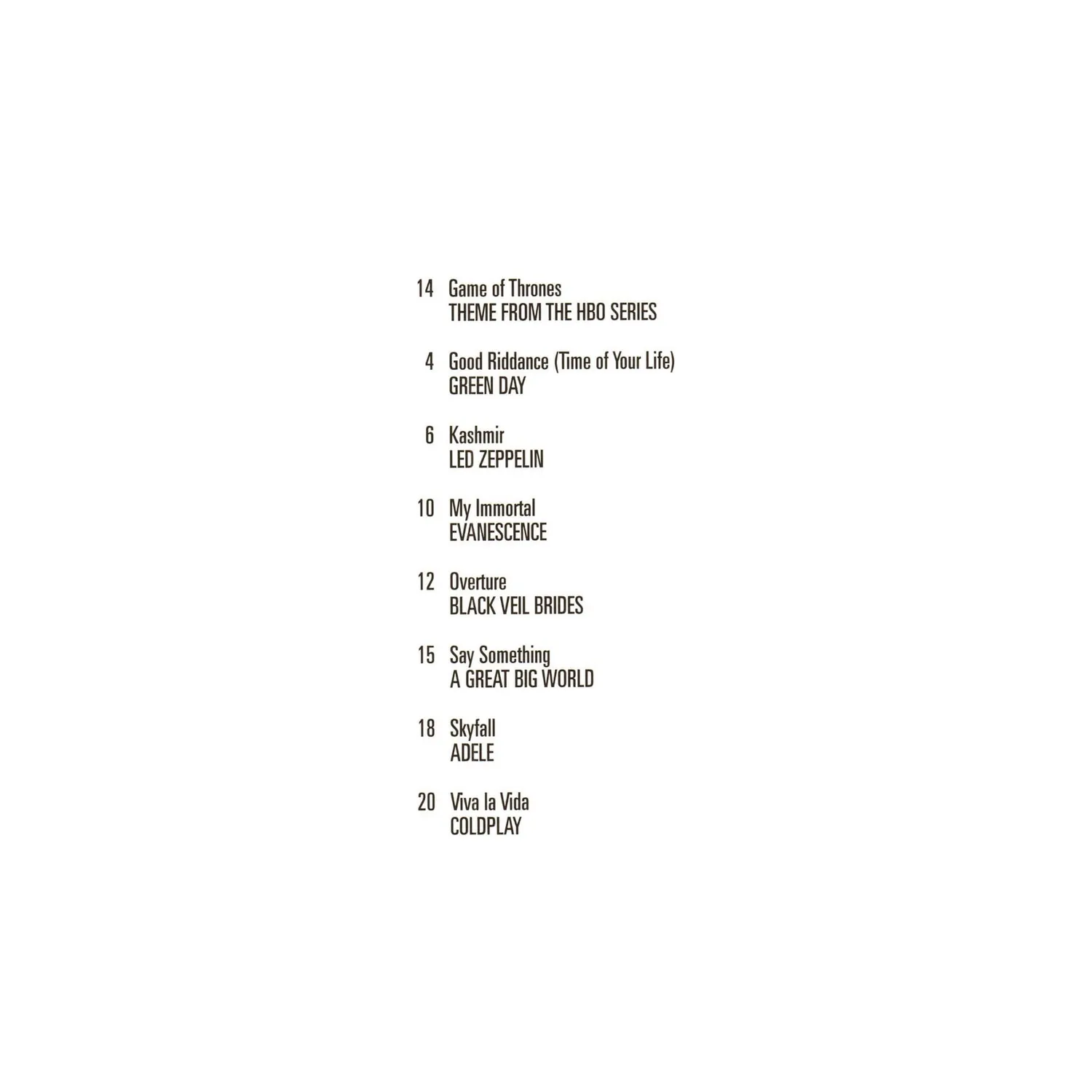 Shar Music Violin Play-Along Vol. 49 Noten Rock 8 Titel