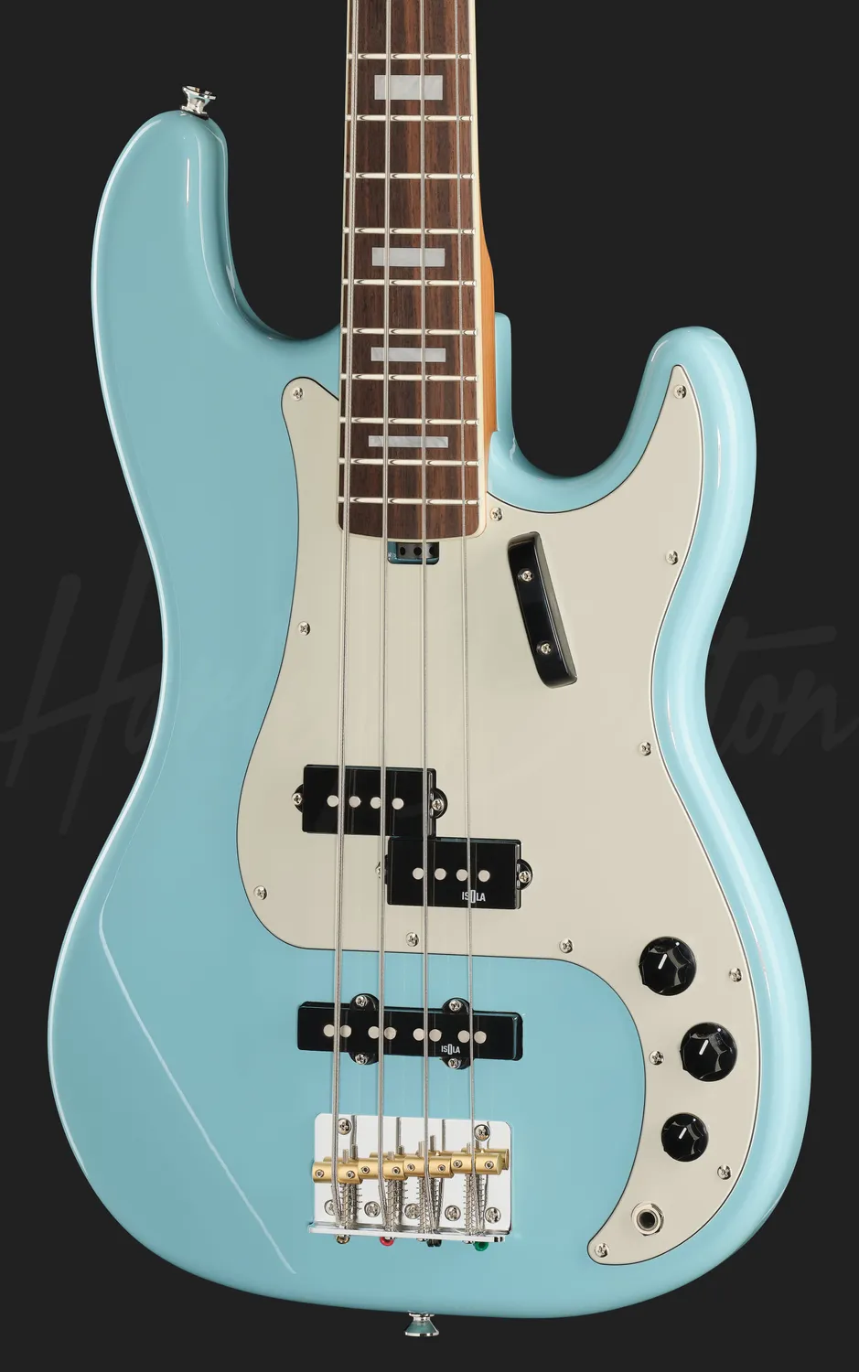 Harley Benton Pro Series MV-4PJ E-Bass Daphne Blue PJ-Tonabnehmer