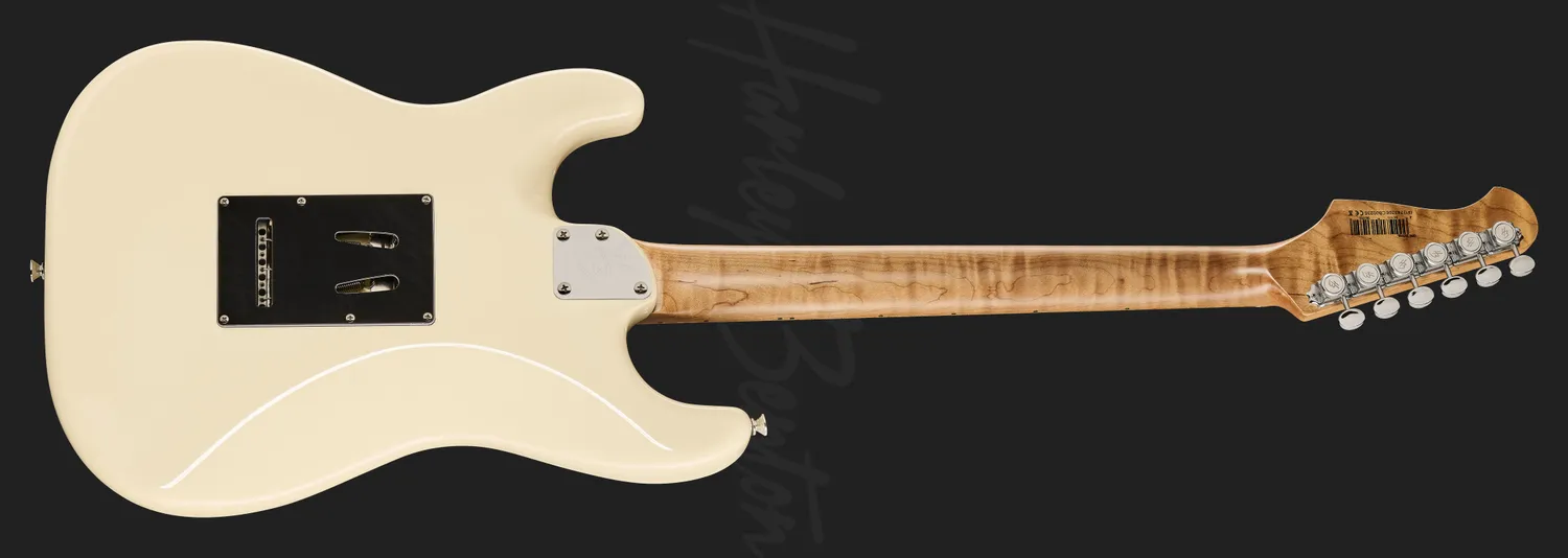 Harley Benton Deluxe ST-Modern Plus HSS E-Gitarre White