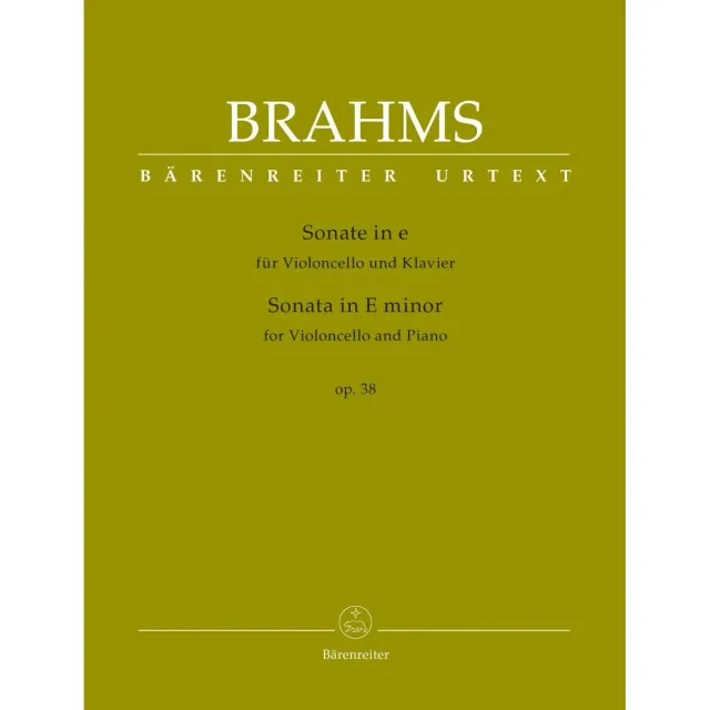 Brahms Sonate e-moll Op 38 Noten Cello Klavier Bärenreiter