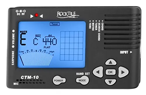Rocktile CTM-10 Akkordfinder Stimmgerät Metronom