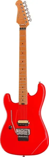 Harley Benton ST-80FR MN LH E-Gitarre Radiant Red Linkshand