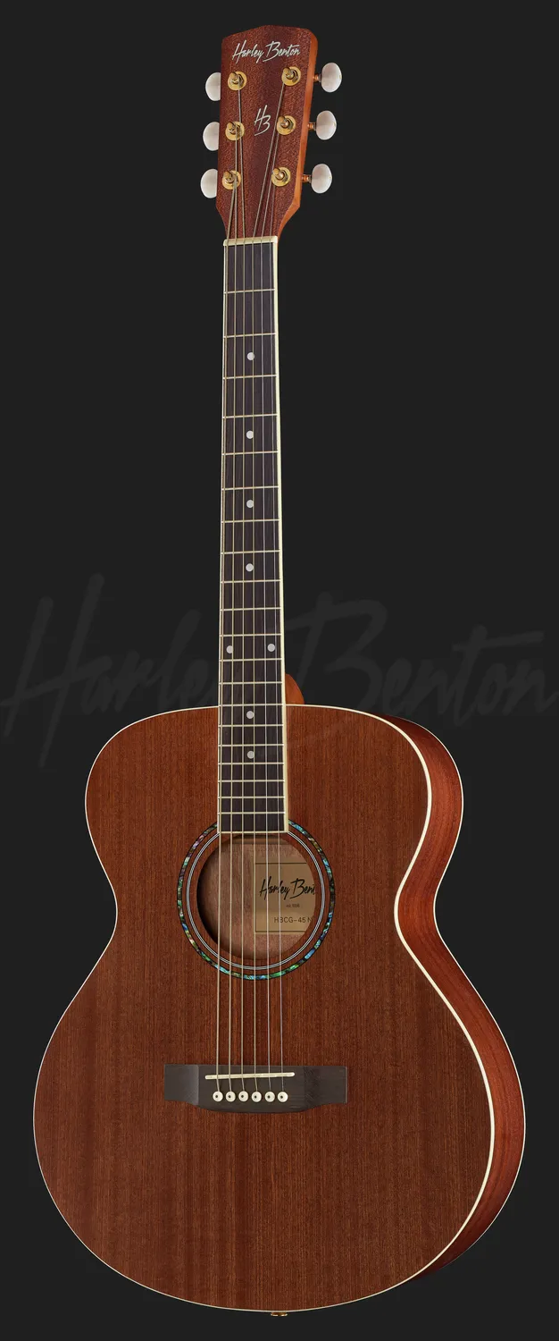 Harley Benton CG-45 NT Westerngitarre Mahagoni