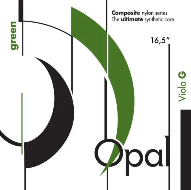 Opal Green Viola G-Saite Nylon Silber mittel