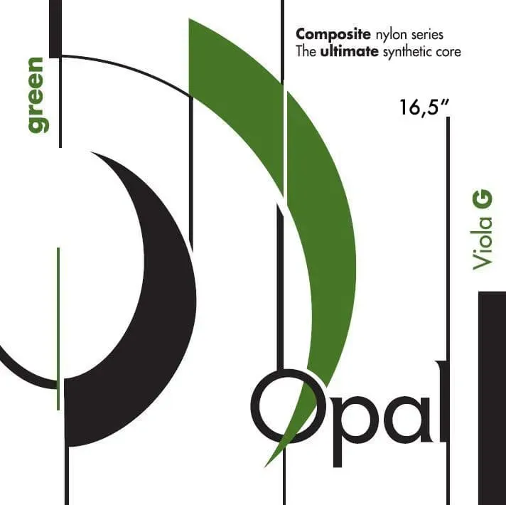 Opal Green Viola G-Saite Nylon Silber mittel