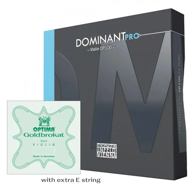 Shar Dominant Pro Geigensaiten Satz 4/4 Goldbrokat E mittlere