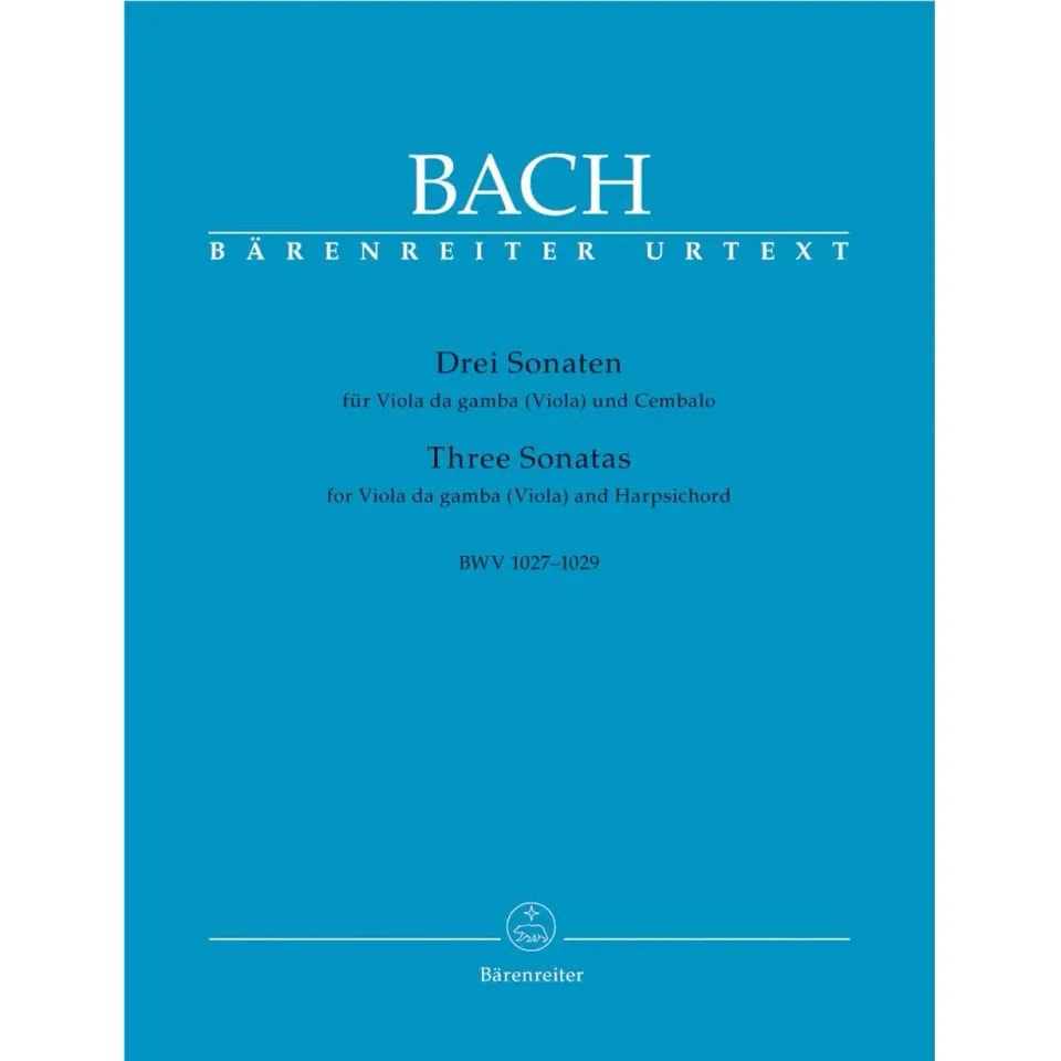 Bärenreiter Bach Gambensonaten BWV 1027 Noten Bratsche Klavier