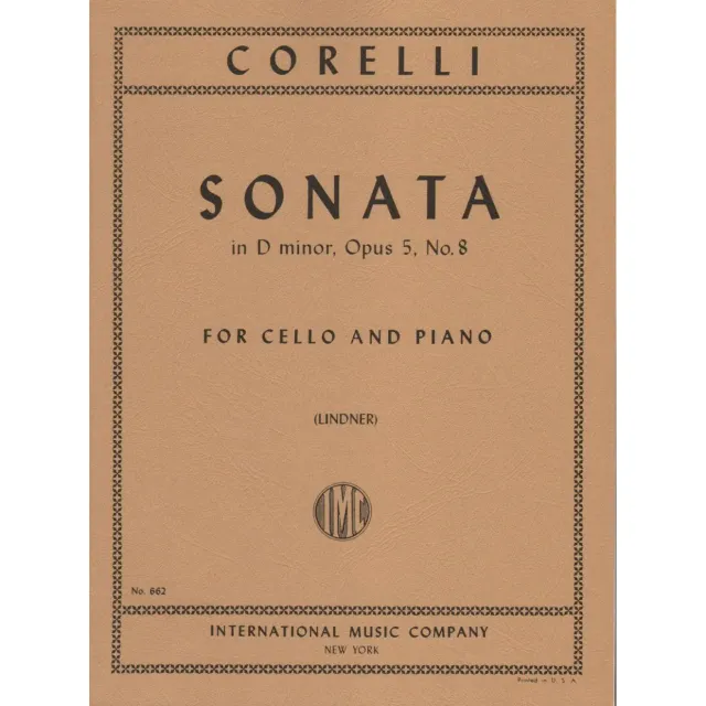 Arcangelo Corelli Sonata d-Moll Op.5 Nr.8 Noten Violine