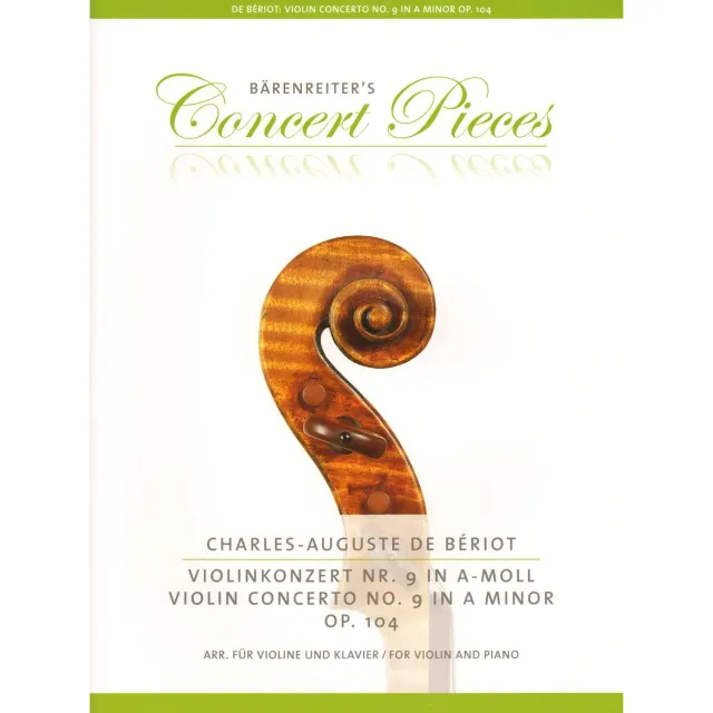 Bärenreiter de Bériot Konzert Nr.9 Op.104 Noten Violine