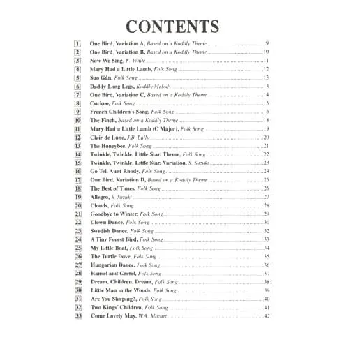 Suzuki Recorder School Vol 1 Alt Klavierbegleitung Noten