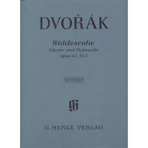 Henle Dvorak Waldesruhe op. 68 Nr. 5 Cello Noten Urtext